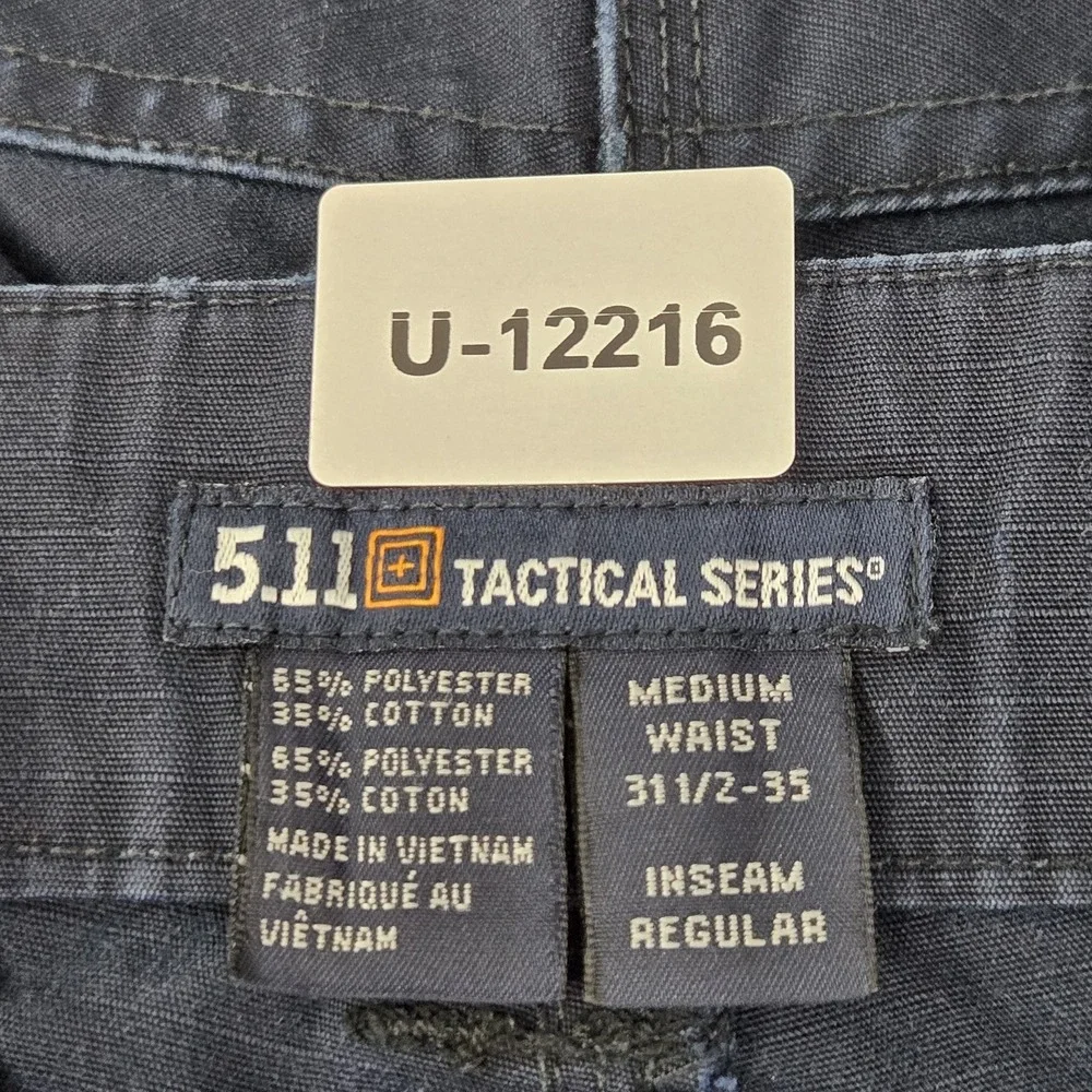 5.11 Tactical Series Men Pants M Navy Cargo Ripstop READ